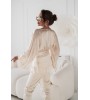 Blusa de seda con cristales