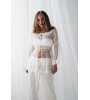 Tunica bianca con pizzo Baccarda