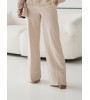 Eleganti pantaloni color crema