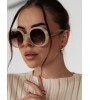 Occhiali da sole beige