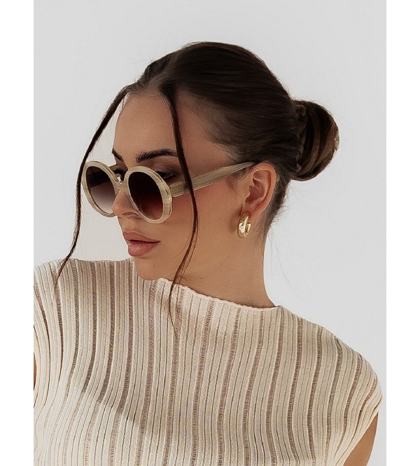 Beige sunglasses