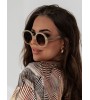 Beige sunglasses