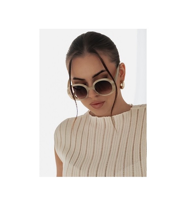 Occhiali da sole beige